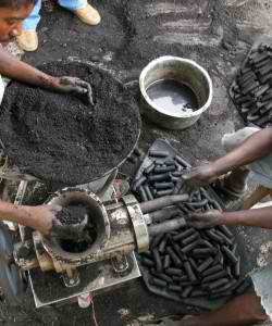 Easy Way to Make Charcoal Briquettes 1