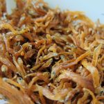 How to Make Dried Dilis, Dried Squid and Shrimp Cake (Dinailan) 1