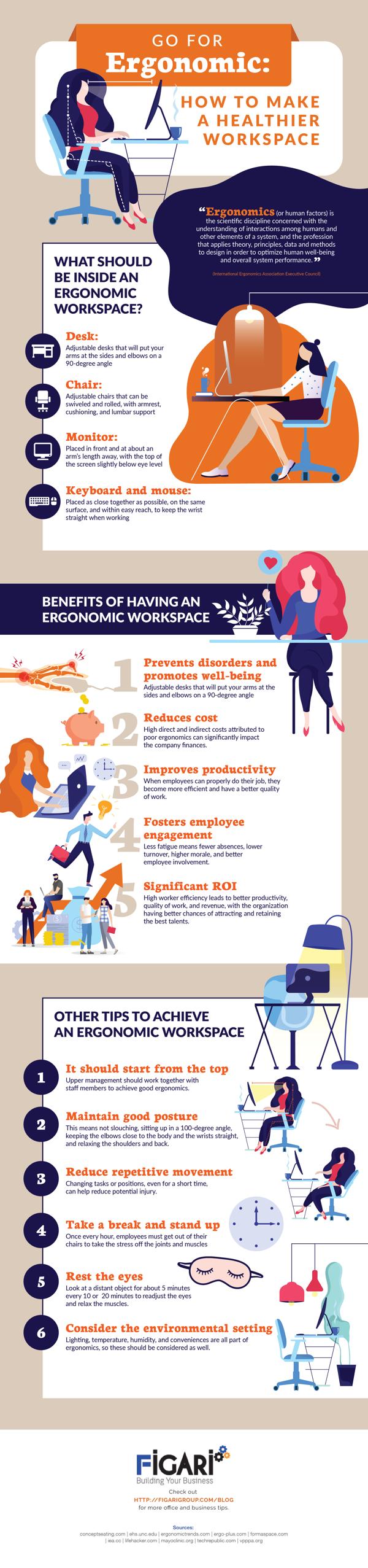 Go Ergonomic - How to Make Healthier Work Space 1
