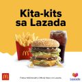 Add to cart McDonald’s food and merch, now available in LazMall! 2
