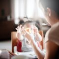 child protection advocacy selective focus photography of woman feeding baby