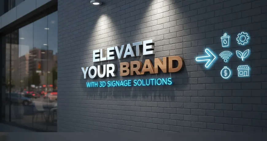 Now Promote Your Business with 3D Signage
