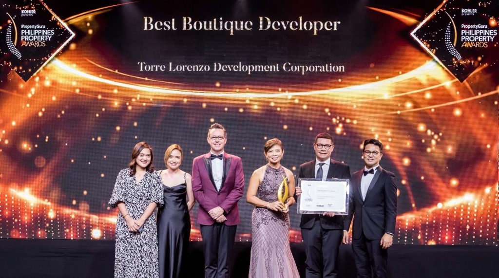 Torre Lorenzo bagged the following distinctions at PropertyGuru’s Philippines Property Awards
