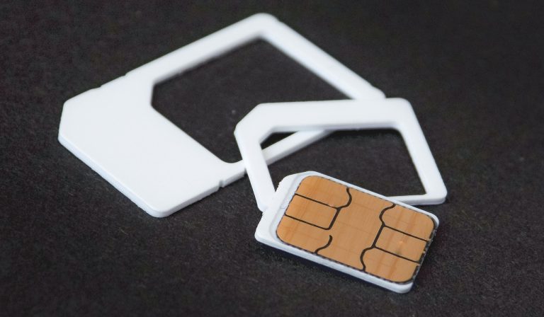 sim card, card, telephone