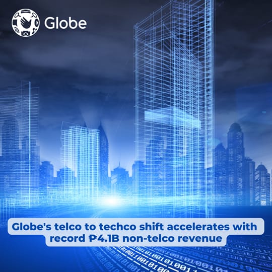 Globe telco to techco shift