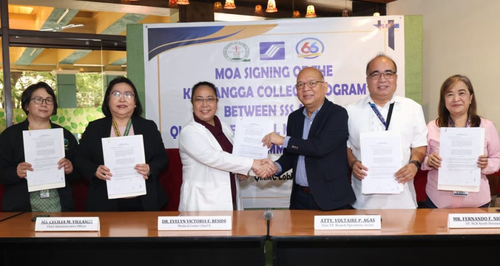 SSS signs agreement with Quirino Memorial Medical Center