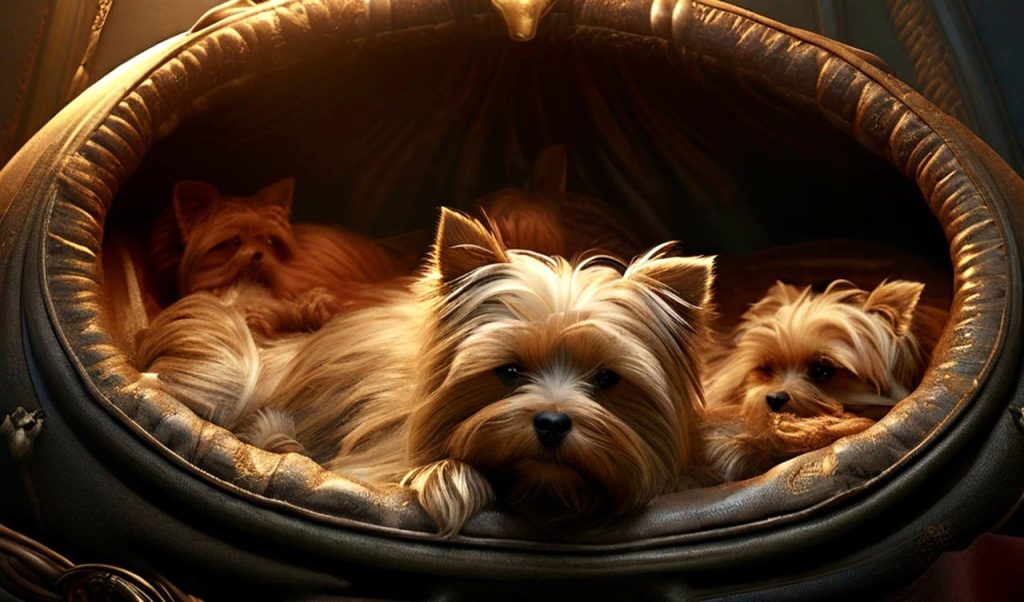 ai generated, yorkie, dog