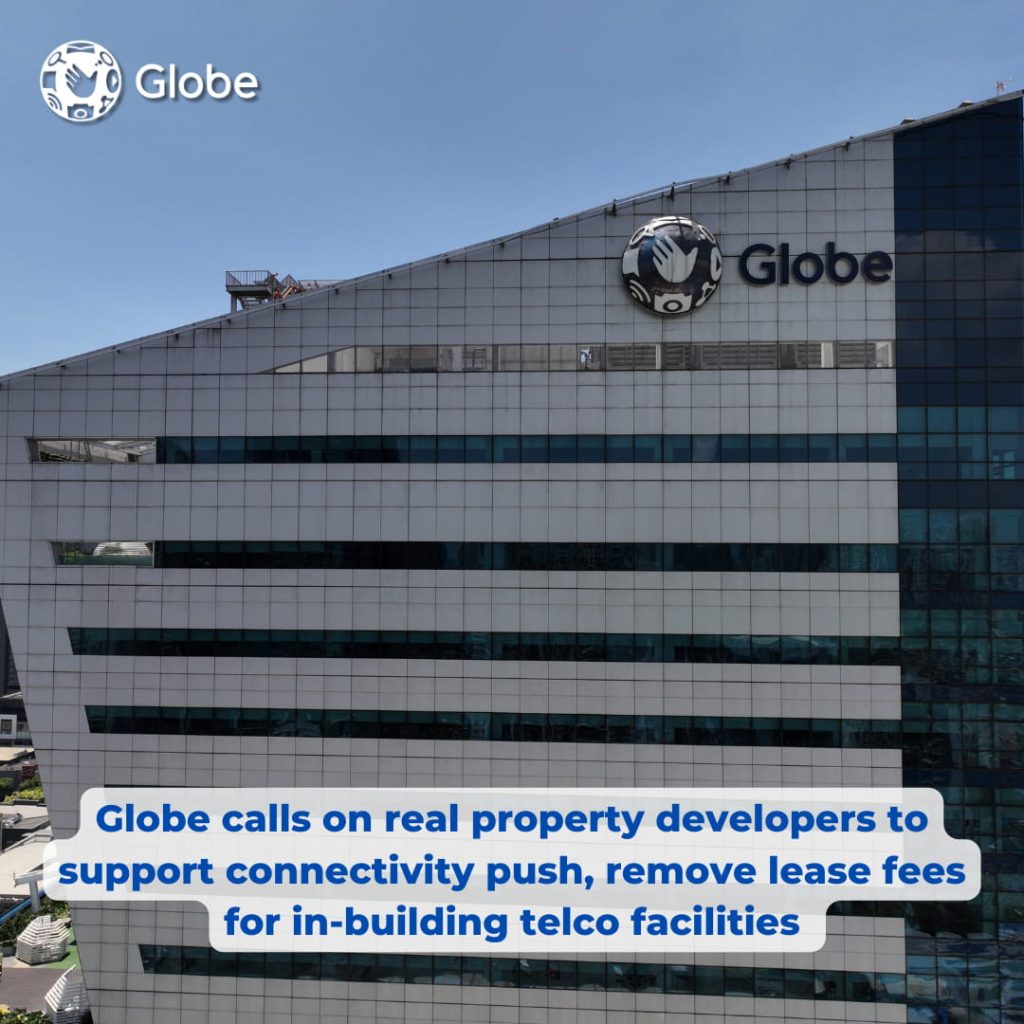 Globe calls on real property developers