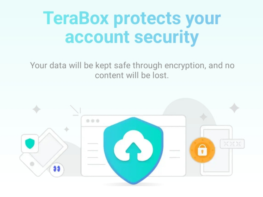 terabox protects your account security