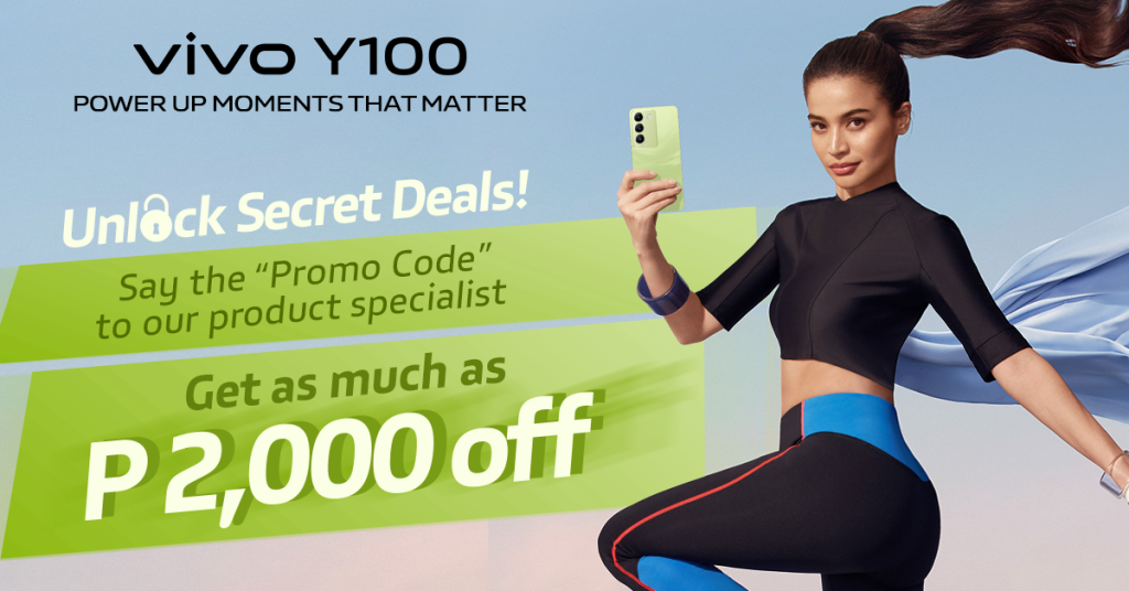 Get up to Php 2,000 off on vivo Y100 starting May 15 1