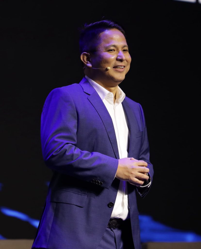 G-Xchange president and CEO Ren-Ren Reyes at the Manila Tech Summit 
organized by Fintech Alliance PH
