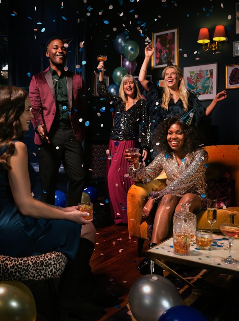 Female Whisky Drinkers Cocktails Friends New Year Christmas Party Friends 8300 (credit OurWhisky Foundation_Christina Kernohan)