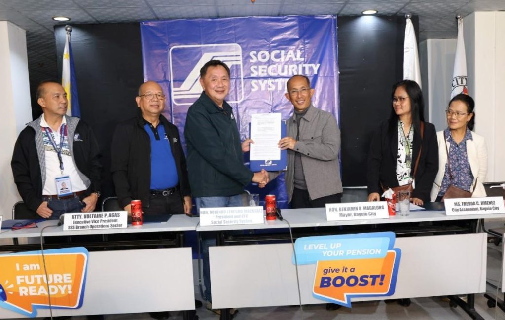 SSS inks agreement with Baguio City LGU