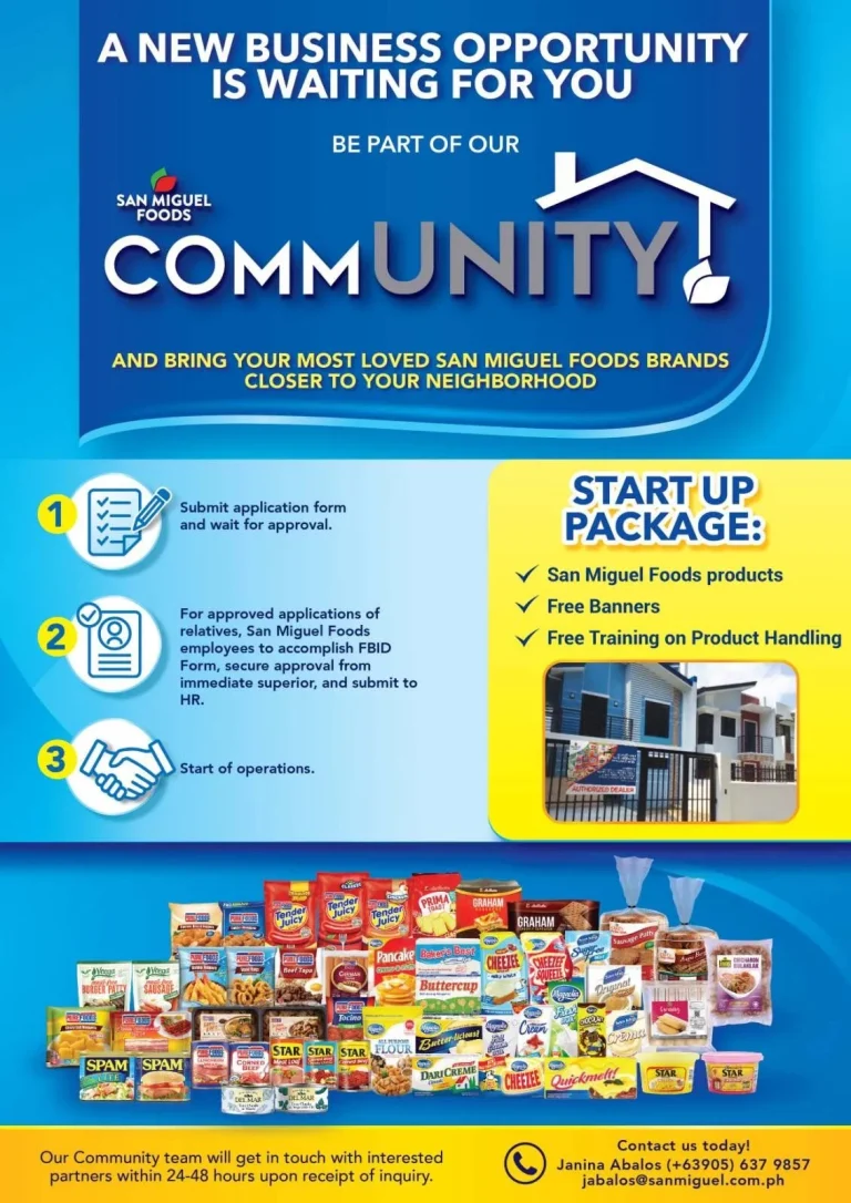 San Miguel Foods Community Reseller- flyer