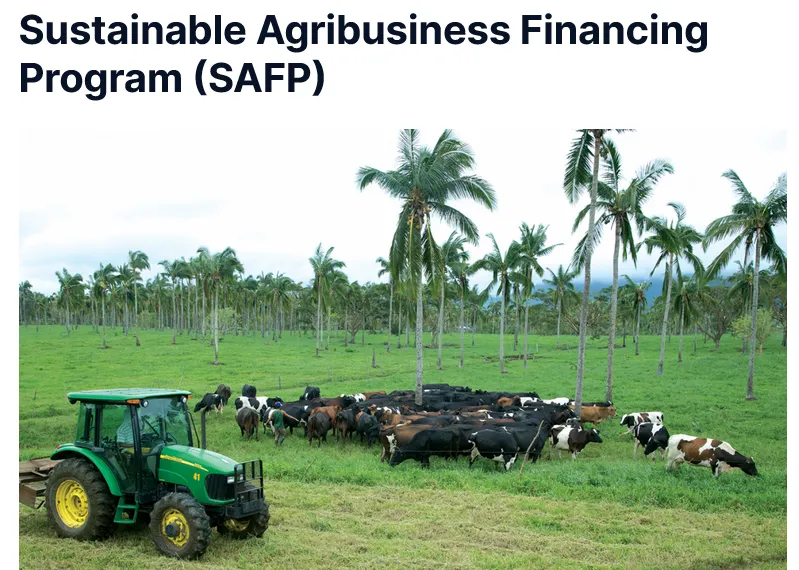 Sustainable Agribusiness Financing Program
