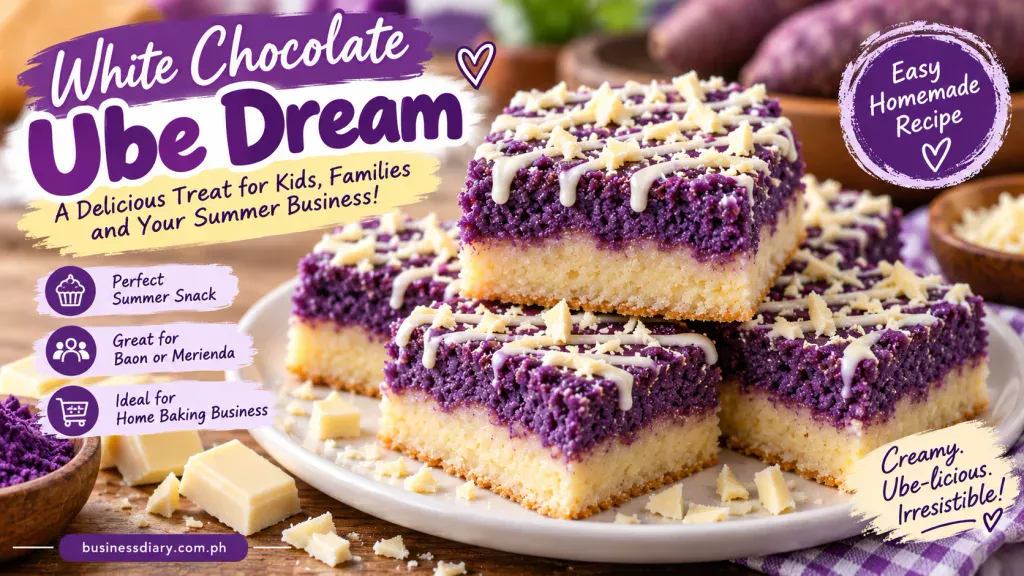 Summer Treat: White Chocolate Ube Dream Recipe
