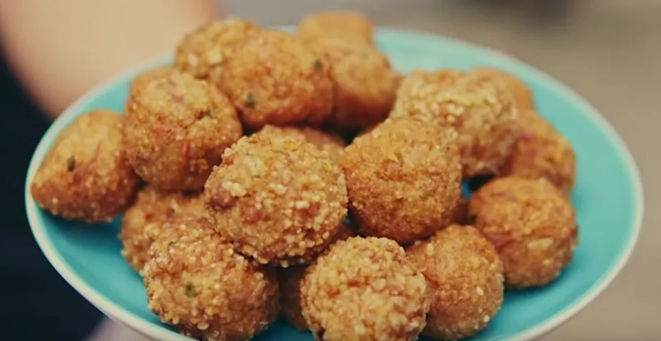 Adobo Fried Rice Balls