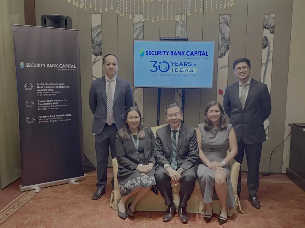 Security Bank Capital marks 30 years of purpose-driven finance for a sustainable Philippines 1 Security Bank Capital marks 30 years of purpose-driven finance for a sustainable Philippines