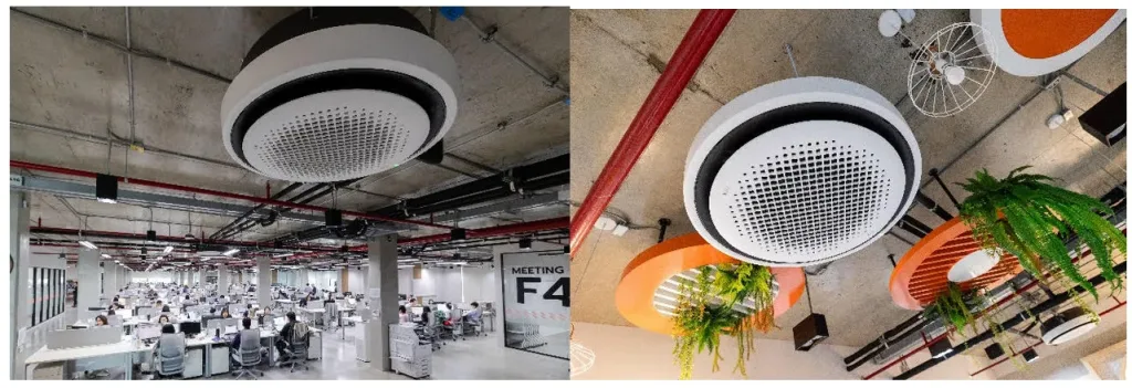 LG Partners with Do Home and Lucky Suki as Trusted Air Solution Provider 5 LG Round Cassette at Do Home’s headquarters