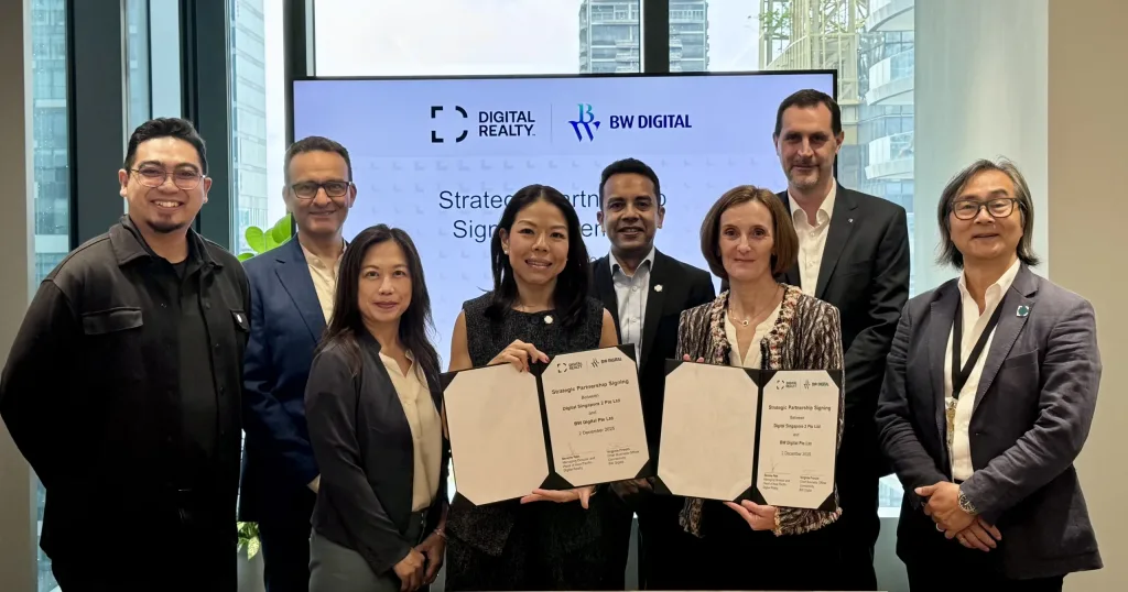 Digital Realty and BW Digital Partner to Support Expansion of Cross-Border Connectivity Between Singapore and Batam