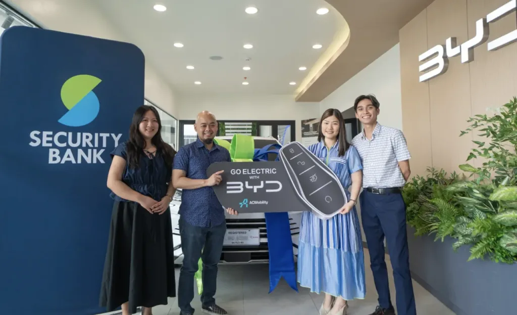 From everyday savings to a dream ride: Security Bank client wins BYD Sealion 6