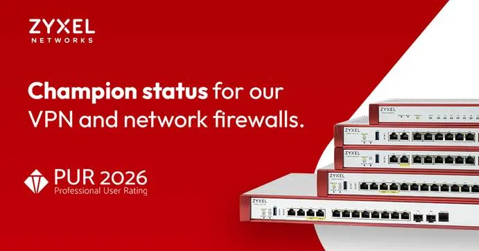 Zyxel Networks given Champion ranking for firewalls and VPNs in latest techconsult security survey