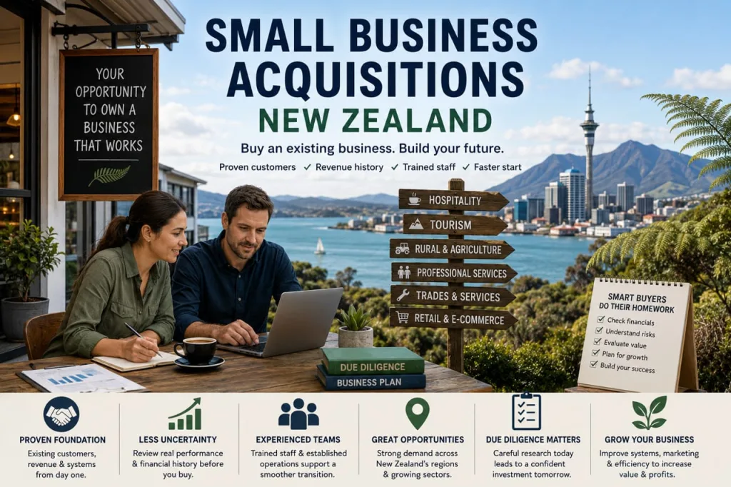 The Rise of Small Business Acquisitions Across New Zealand 1 The Rise of Small Business Acquisitions Across New Zealand