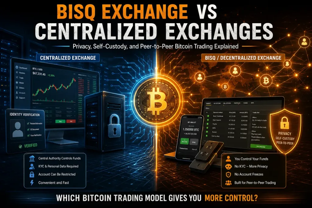 Why Users Compare Bisq Exchange With Centralized Bitcoin Platforms 1 Why Users Compare Bisq Exchange With Centralized Bitcoin Platforms