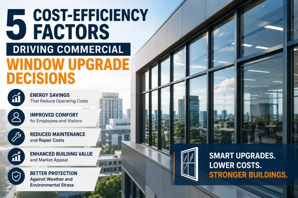 5 Cost-Efficiency Factors Driving Commercial Window Upgrade Decisions