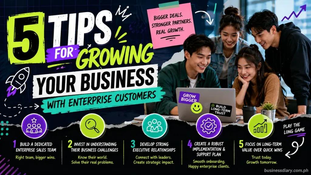 5 Tips for Growing Your Business with Enterprise Customers