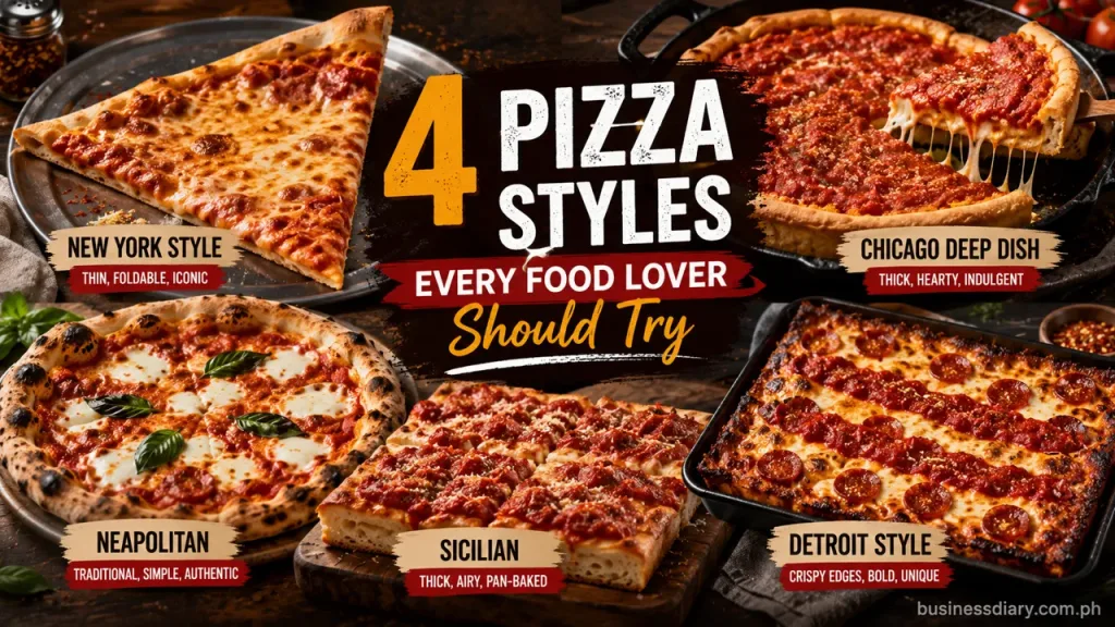 4 Pizza Styles Every Food Lover Should Try 1 4 Pizza Styles Every Food Lover Should Try