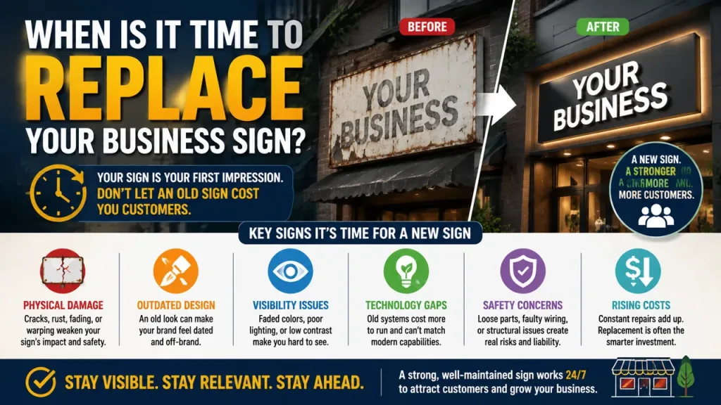 When Is It Time to Replace Your Business Sign?