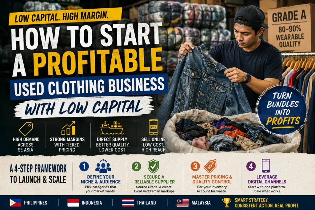 How to Start a Profitable Used Clothing Business with Low Capital