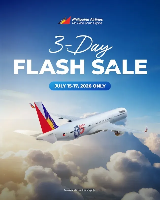 Philippine Airlines' Flash Sale Offers Up to 40% Off Base Fares Until July 17 Only 2 Philippine Airlines' Flash Sale Offers Up to 40% Off Base Fares Until July 17 Only