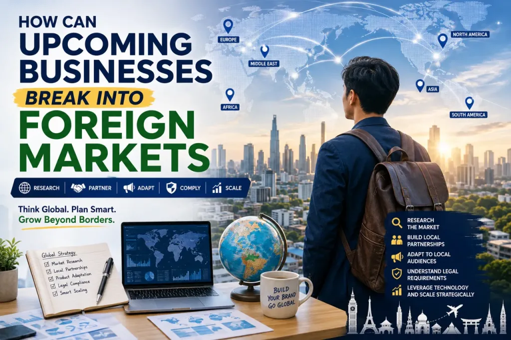 How Can Upcoming Businesses Break Into Foreign Markets