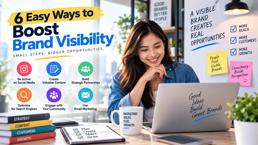 6 Easy Ways to Boost Brand Visibility