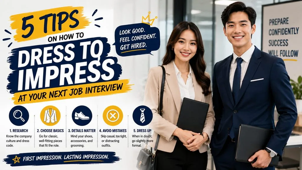 5 Tips on How to Dress to Impress at Your Next Job Interview
