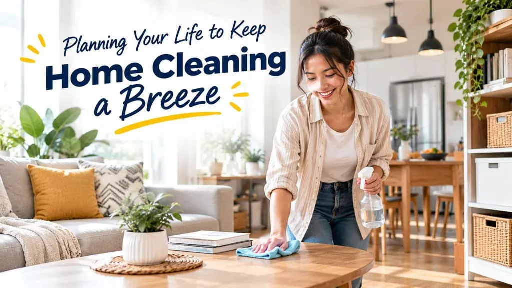 Planning Your Life to Keep Home Cleaning a Breeze