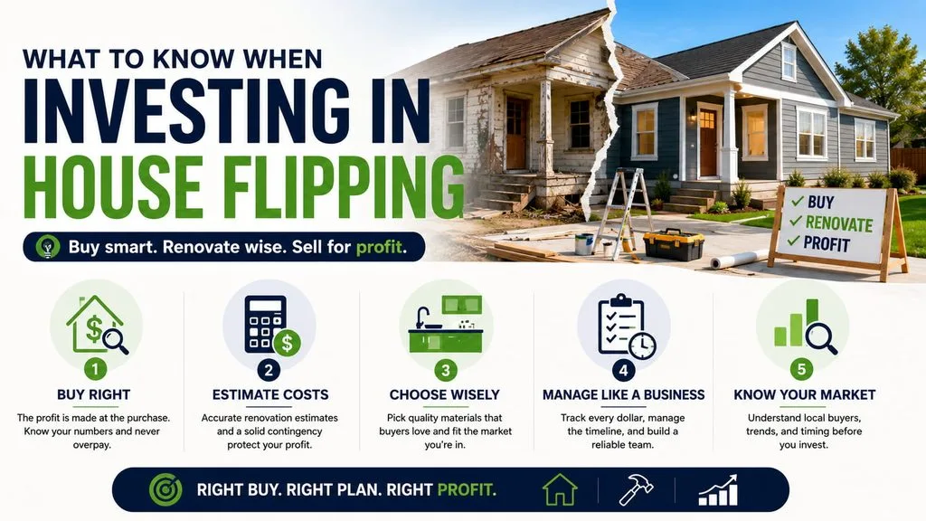 What To Know When Investing In House Flipping