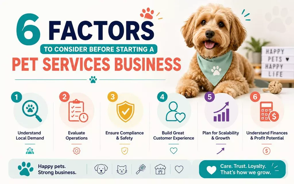 6 Factors to Consider Before Starting a Pet Services Business