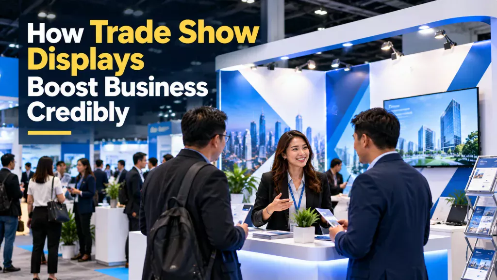 How Trade Show Displays Boost Business Credibly