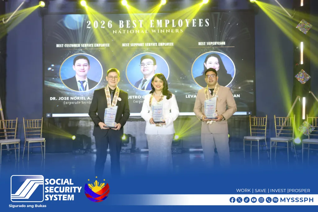 SSS recognizes top-performing employees for exceptional service in 2026 awards