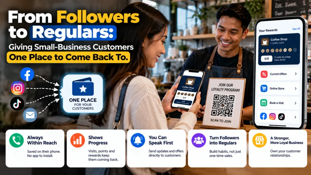 From Followers to Regulars: Giving Small-Business Customers One Place to Come Back To