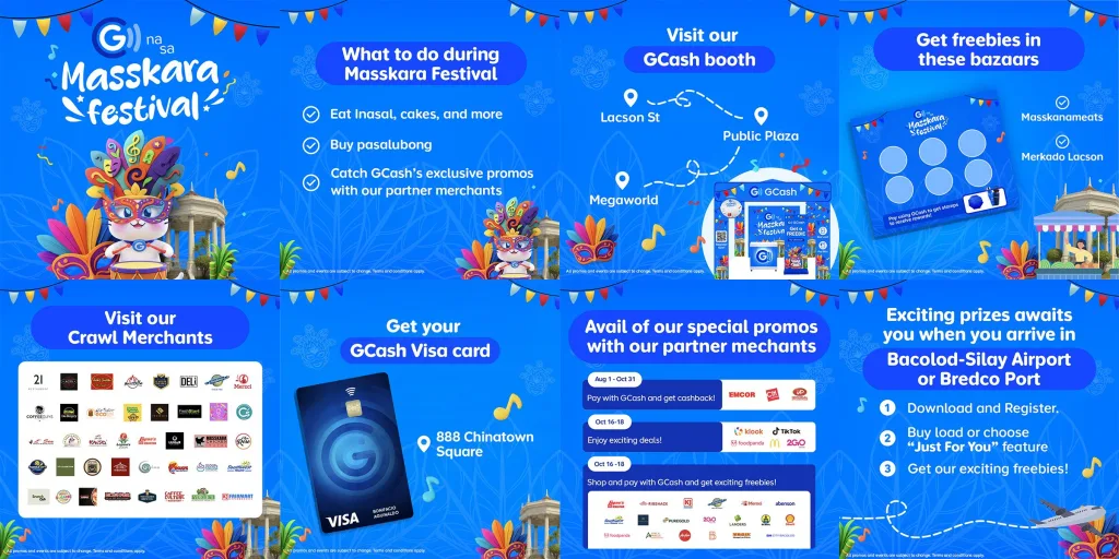 GCash unlocks exclusive deals and digital convenience for Bacolod’s MassKara Festival 2026