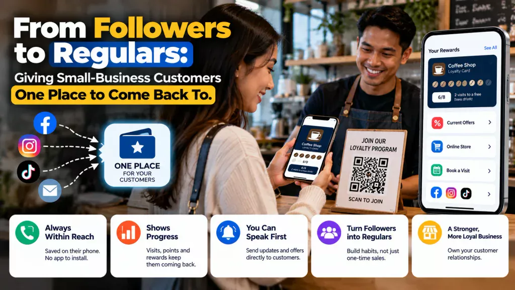 From Followers to Regulars: Giving Small-Business Customers One Place to Come Back To