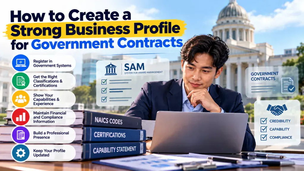 How to Create a Strong Business Profile for Government Contracts
